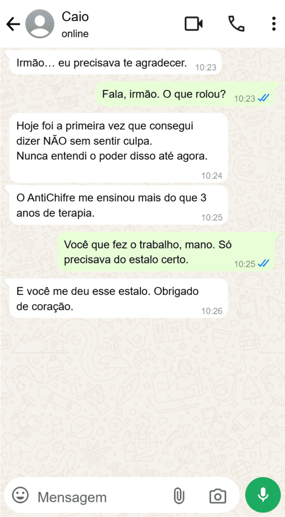 depimento de cliente